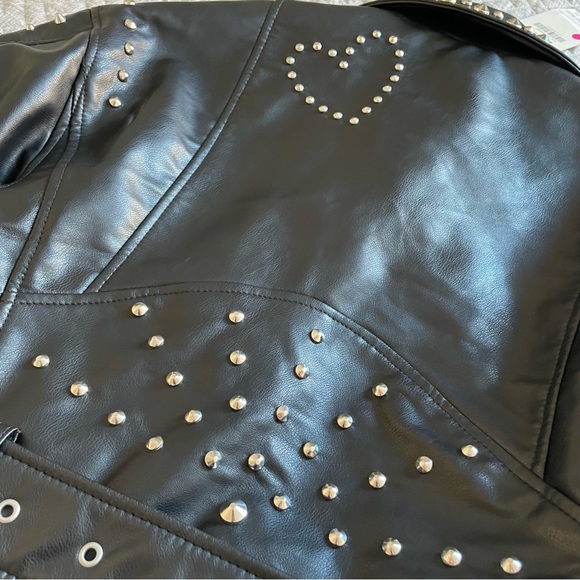 BLOGGERS FAV ZARA STUDDED FAUX LEATHER JACKET - Picture 15 of 15